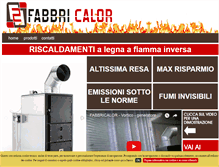 Tablet Screenshot of fabbricalor.it